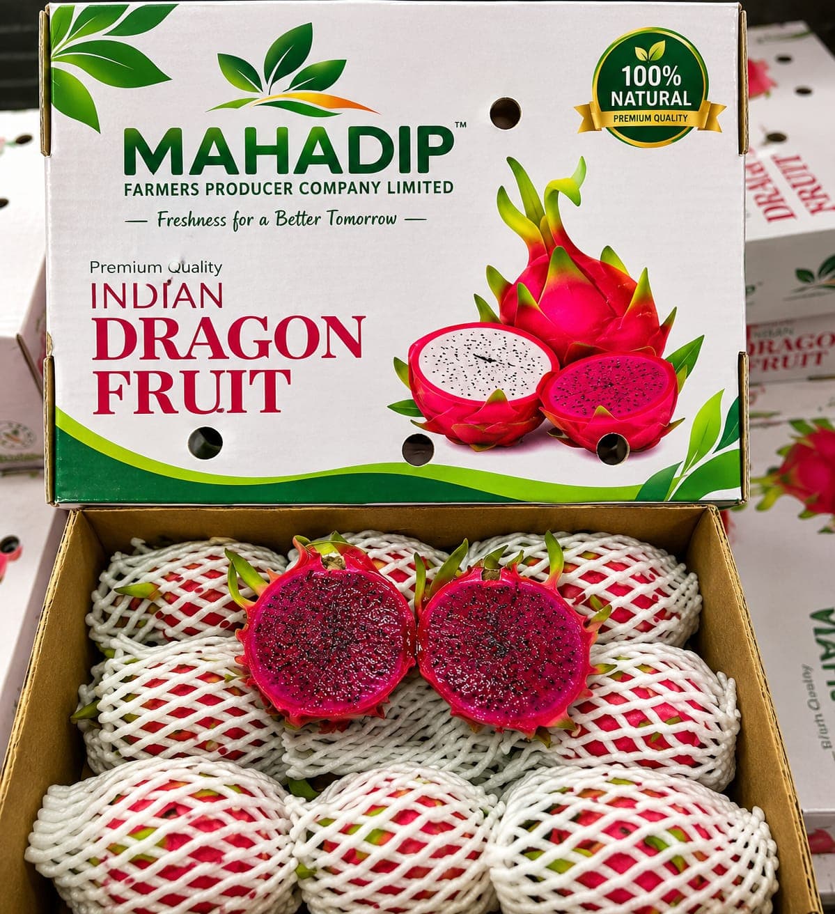 Red & White Dragon Fruit (Pitaya)